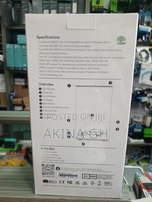 Wavlink Wi-Fi6 Ax3000 Dual Band Whole Home Mesh System · Photo 2