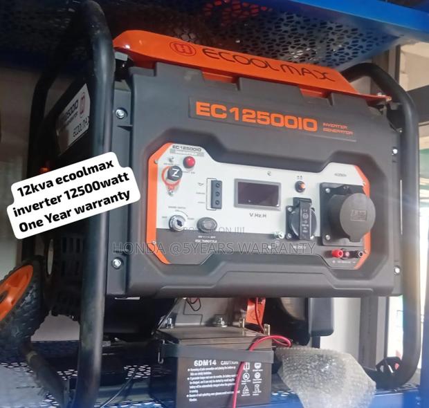 Reliable Standby Ecoolmax 12kva 12500watt Petrol Generator · Photo 1