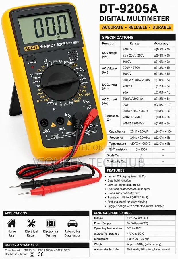 Leo- 9205 Digital Multimeter · Photo 1