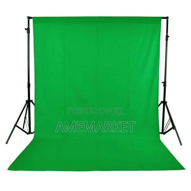 3x3m Photography Studio Backdrop Cloth With 10ft Heavy Duty Stand Set · Photo 1