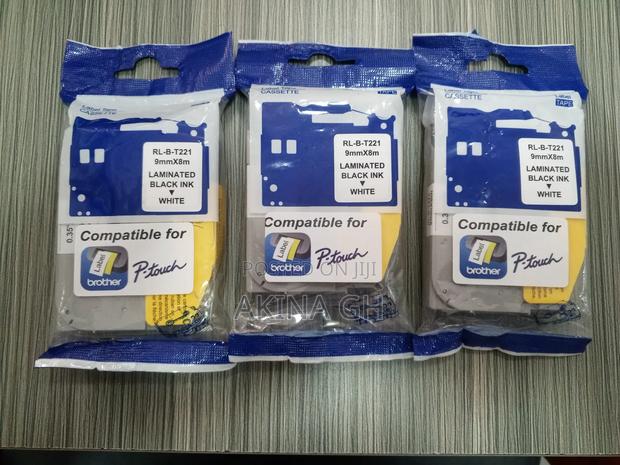 Brother P-Touch 9mm Label Tape Cassette 9mmx8m Tze-221 · Photo 3