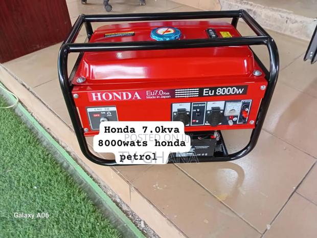 Power With Push 7.0 Petrol Generator 7.0 8000wats Honda Petrol · Photo 1