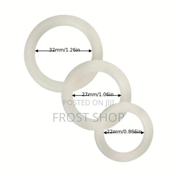 3 in 1 Silicone Penis Ring Cork Ring Set · Photo 2