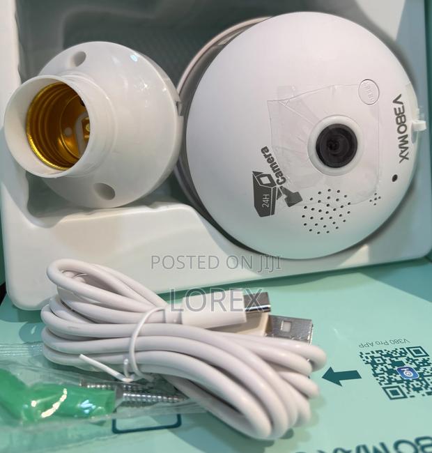 Wifi Bulb Fisheye Camera 2-Way Audio · Photo 2