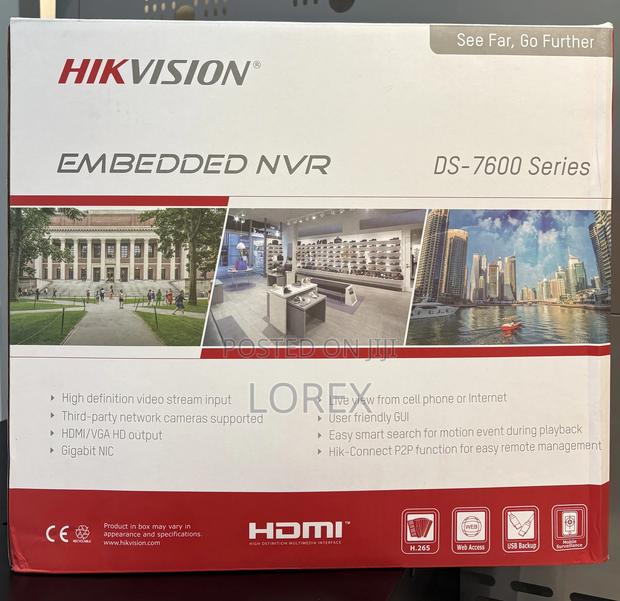 Hikvision 16ch NVR Poe 8mp/ Ds-7616ni-Q2/16p · Photo 1