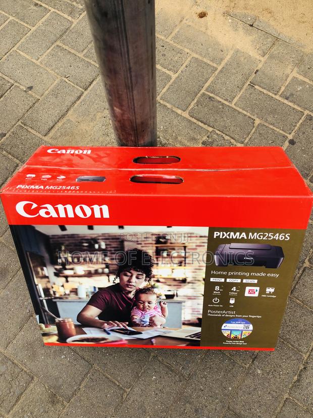 Canon Pixma Mg2546s All In One Color Inkjet Printer—Black · Photo 1