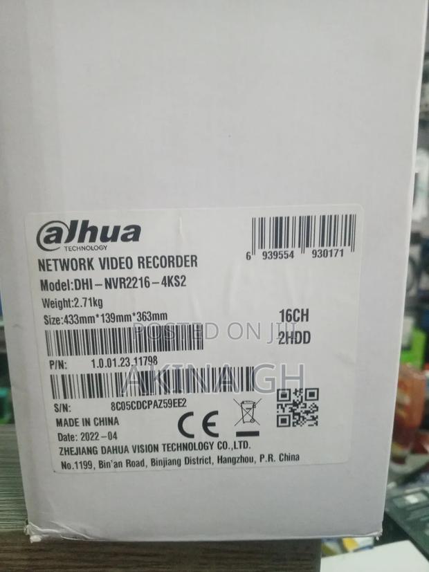 Dahua 16ch Non Poe NVR Dhi-Nvr2216-4ks2 · Photo 2