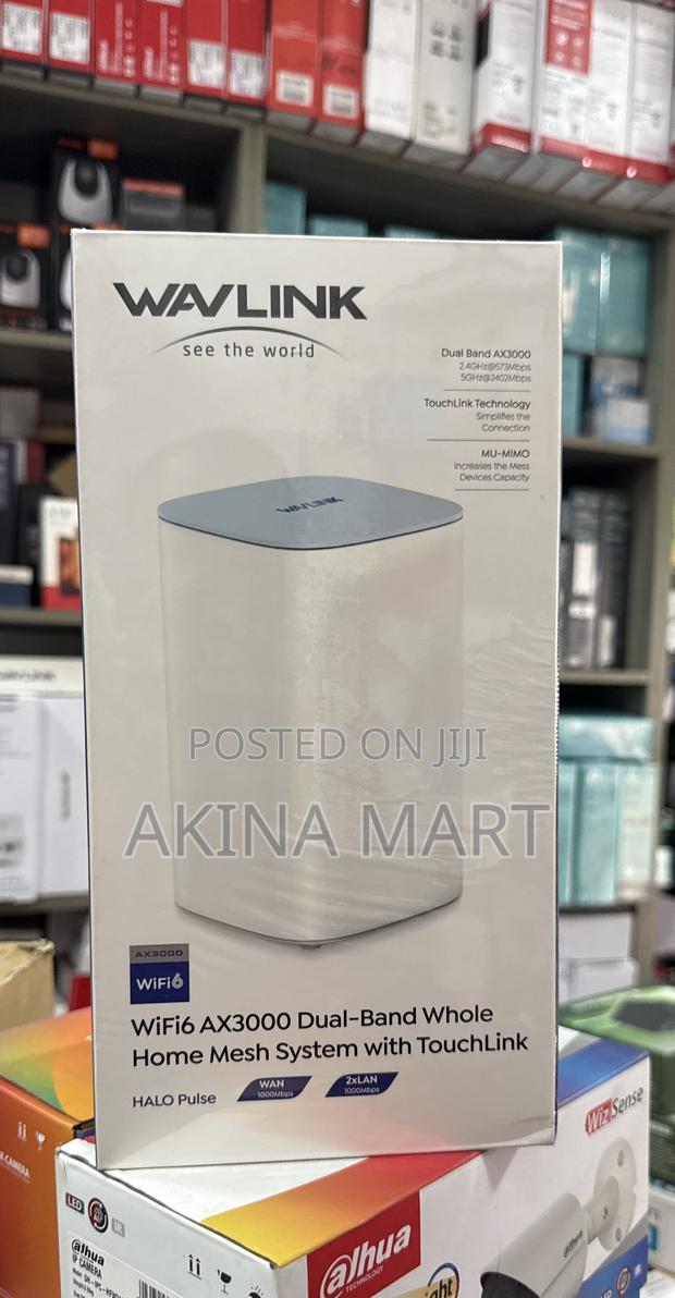 Wav Linkwifi6 Ax3000 Dual-Band Whole Home Mesh System With Touch Link · Photo 1