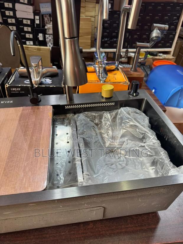 Luxury Waterfall Sink _ Cabinet Water Sink Complete · Photo 2