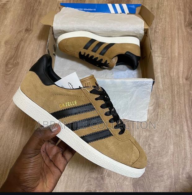 Authentic Adidas Gazelle Brown/White/Black · Photo 1