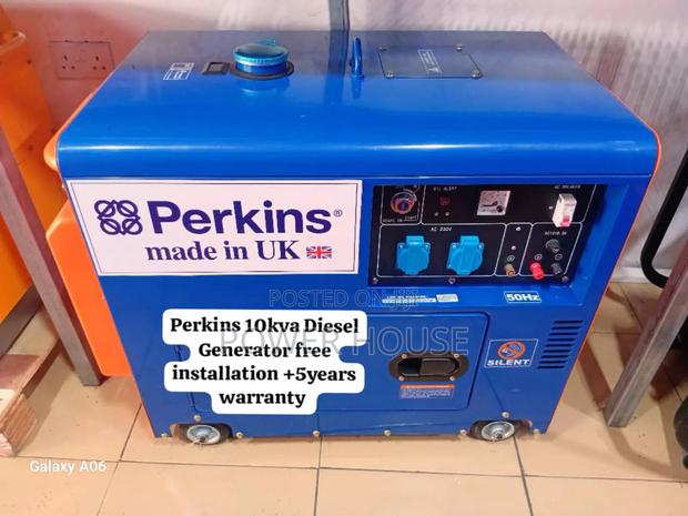 Think Matic Perkins Diesel Generator 10kva Silent · Photo 1