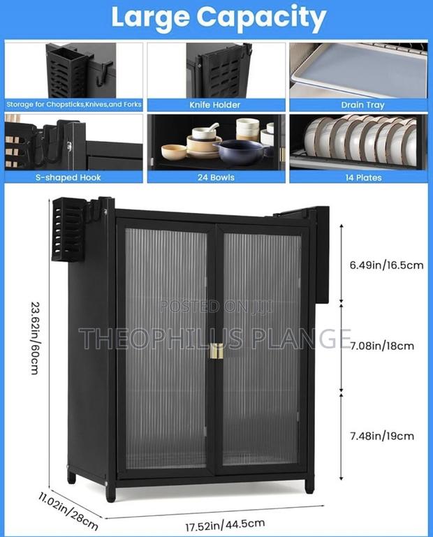 Kitchen Storage Rack With Doors · Photo 2