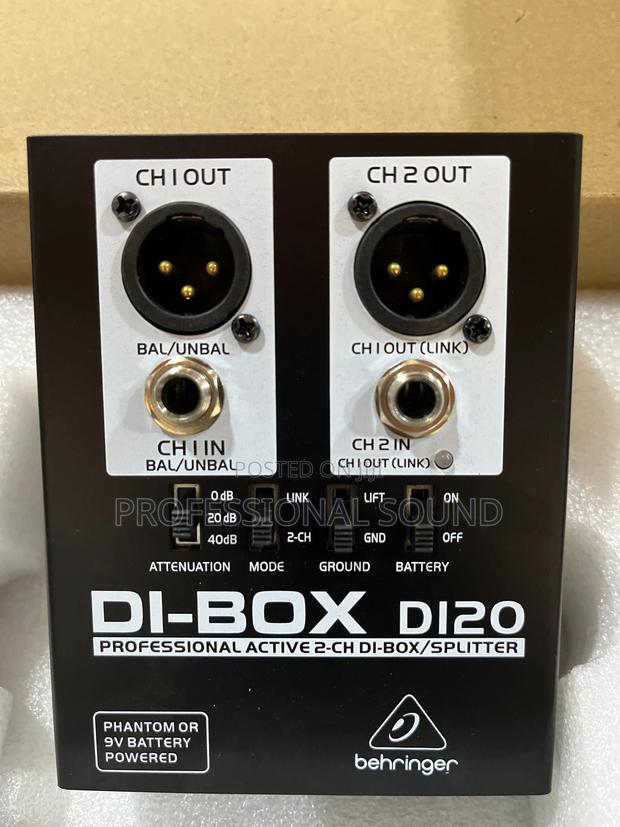 Professional Active 2-Channel Di-Box/Splitter · Photo 1