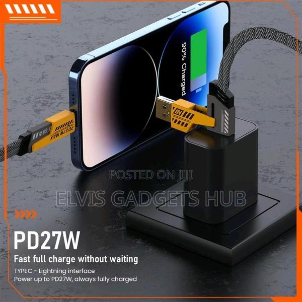4 In 1 Metal Flat Braided Cable · Photo 2