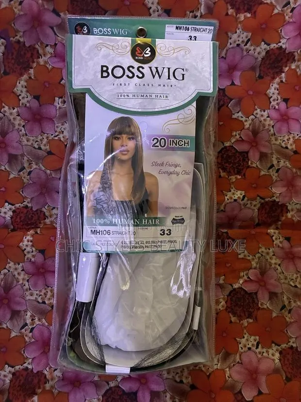 Bobbi Boss Human Hair Wig MH106 Straight 20" · Photo 1