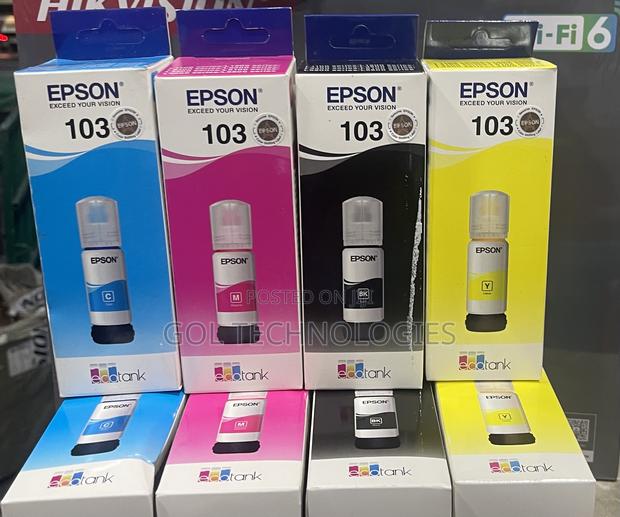 Epson Ecotank 103 Ink All Colors Set · Photo 1