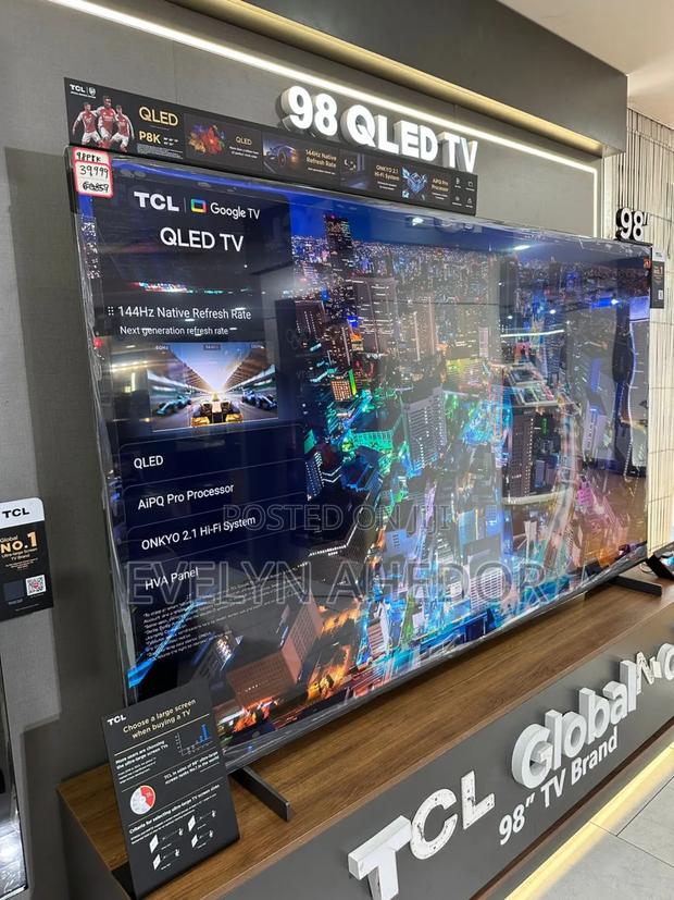 Qled Quality TCL 98 Iches Smart Tv Uhd Crystal Display · Photo 1