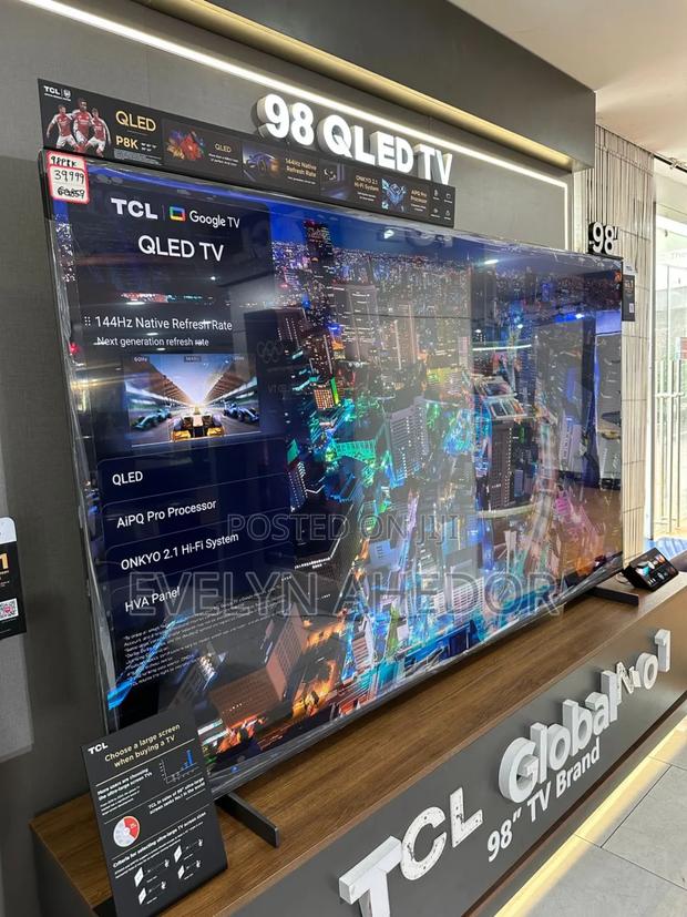 Qled Quality TCL 98 Iches Smart Tv Uhd Crystal Display · Photo 3