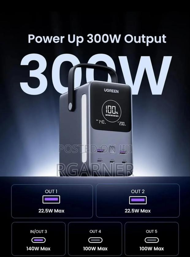 Ugreen Lifep04 6000 Cycles 300w 48,000mah PowerBank · Photo 3
