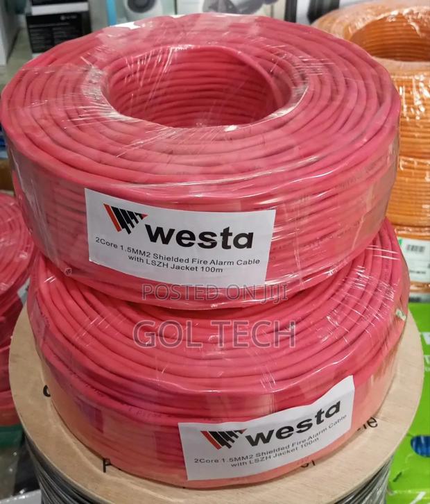 Fire Alarm Cable 2core 1.5mm2 Shielded Fire Alarm With LSZH · Photo 1