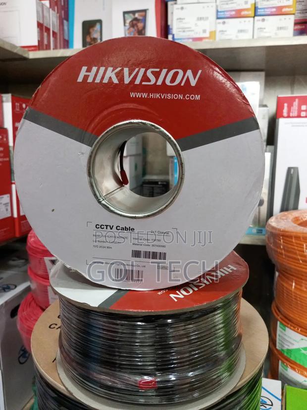 Hikvision Rg59 100m With Power CCTV Cable Full Copper Coaxial · Photo 2