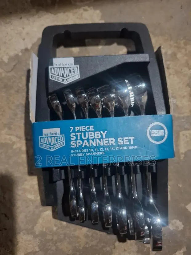 Halfords Advanced
7 Piece Stubby Spanner Set · Photo 1