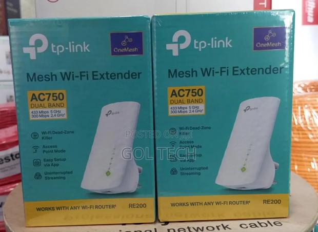 Tp Link Wifi Range Extender Mesh Wifi Extender Ac750 Dual Band Re200 · Photo 2