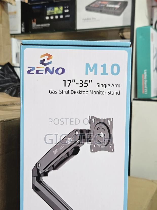 Zeno Single Arm Gas Strut Desktop Monitor Mount and Stand · Photo 3