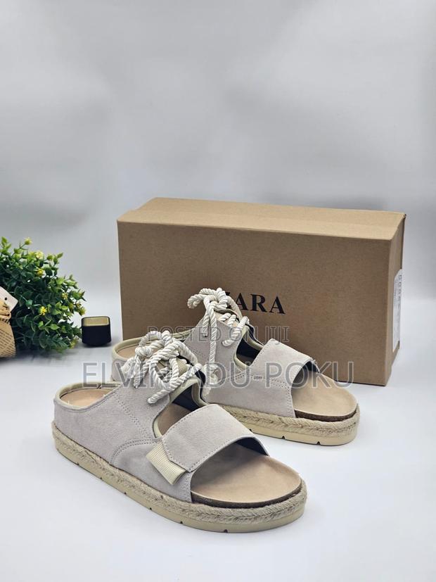 Zara Lace Up Slippers In Different Colors , Swipe >>>>>> · Photo 2
