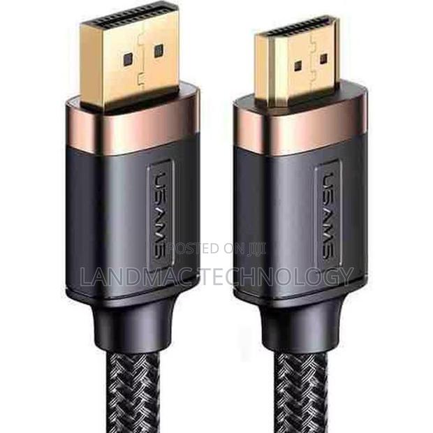 Dp - Hdmi Cable U74 2.0m Hd - High-Speed Video Cable- Black · Photo 1