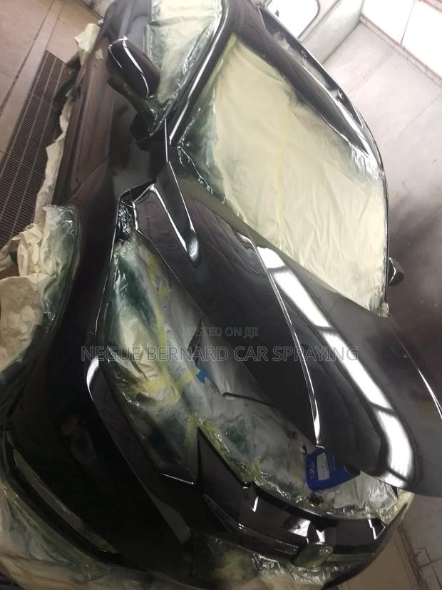 Mr. Bernard Oven Car Spraying With Original Paint Sikkens