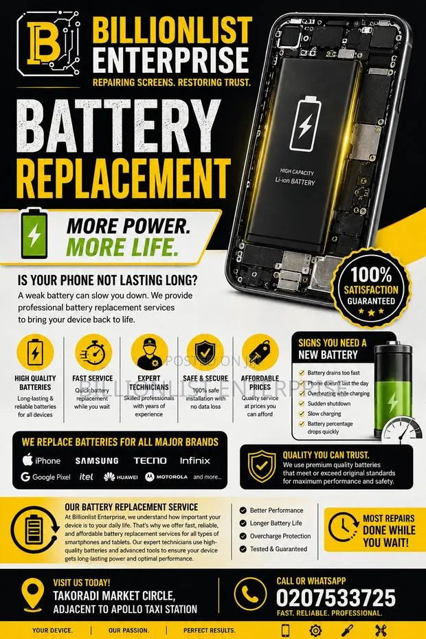 Professional Battery Replacement · Photo 1