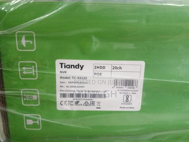 Tiandy 16ch Poe NVR 8mp 2 HDD Support Tc-R3220 · Photo 2