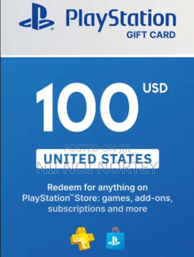 100$ Playstation Gift Card · Photo 1