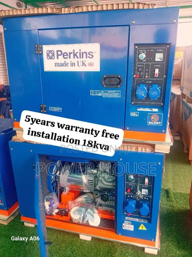Electric Chronos Perkins Diesel Generator 18kva Diesel 18kva · Photo 1
