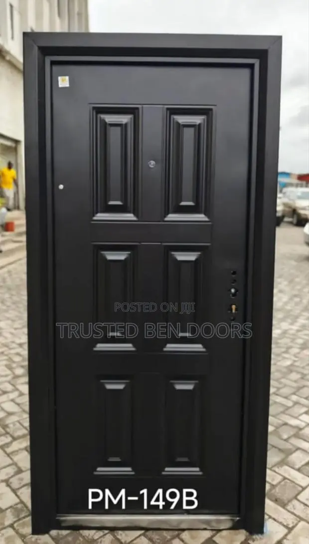 Black Paladin Turkey Single Security Rough Doors With Alarm · Photo 1