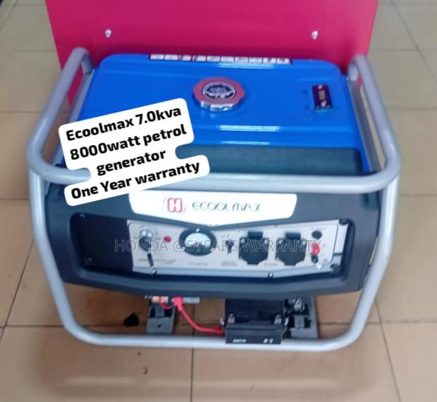 Alternative Energy Ecoolmax Generator 7kva 8000watt Petrol · Photo 1