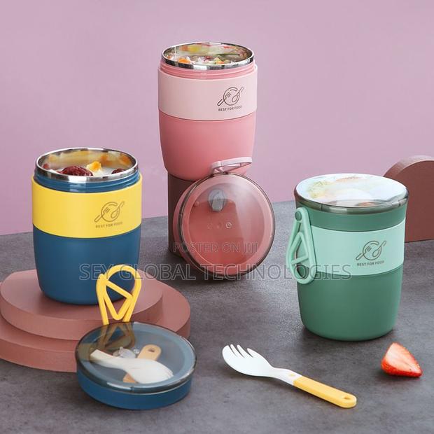 Portable Stainless Soup Cup · Photo 1