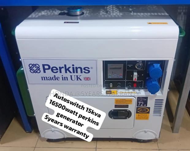 Less Fuel Consumption Perkins 15kva 16500w Diesel Generator · Photo 1