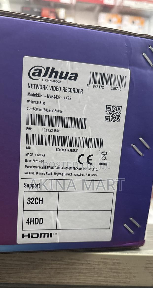 32ch Dahua NVR Non Poe Network Video Recorder Dahua 32channel · Photo 3