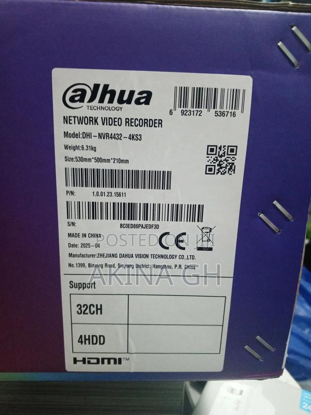Dahua 32ch Non Poe NVR 4 HDD Support Dhi-Nvr4432-4ks3 · Photo 2