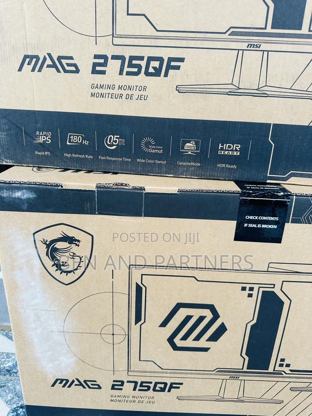 Msi Mag 27”, Qhd, 180hz, Ips, 0.5ms, Hdr, Gaming Monitor · Photo 2