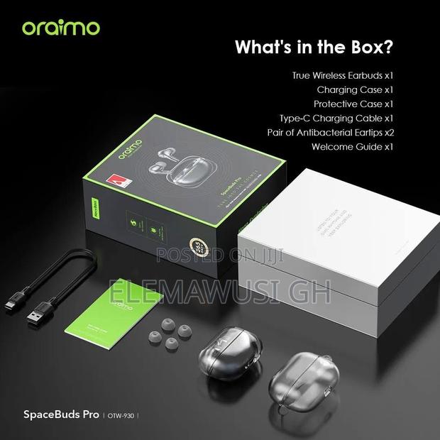 Oraimo Spacebuds Pro Premium 50db Hybrid Anc True Wireless Earbuds · Photo 2