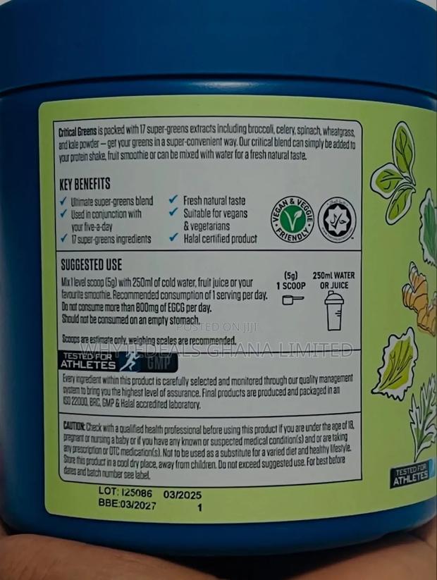 Critical Athletic Greens| Immune Boost| Gut Health| Libido · Photo 5