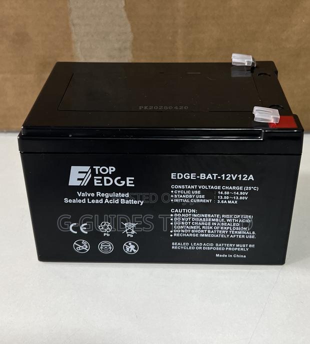 Top Edge 12v 12ah Ups Battery, 12v-12ah Sealed Lead-Acid Ups Battery · Photo 1