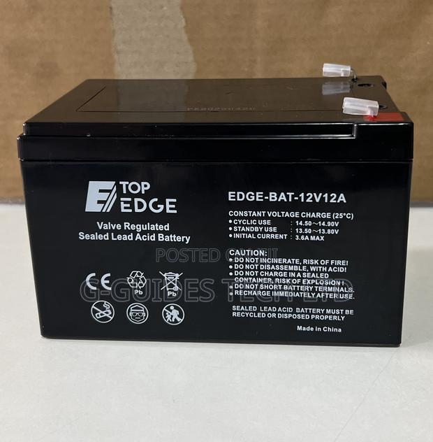 Top Edge 12v 12ah Ups Battery, 12v-12ah Sealed Lead-Acid Ups Battery · Photo 3