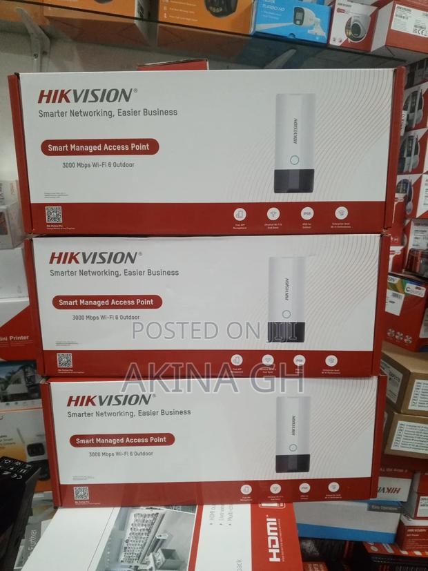 Hikvision Wi-Fi 6 3000mbps Outdoor Access Point Ds-3wap623e-Si · Photo 1