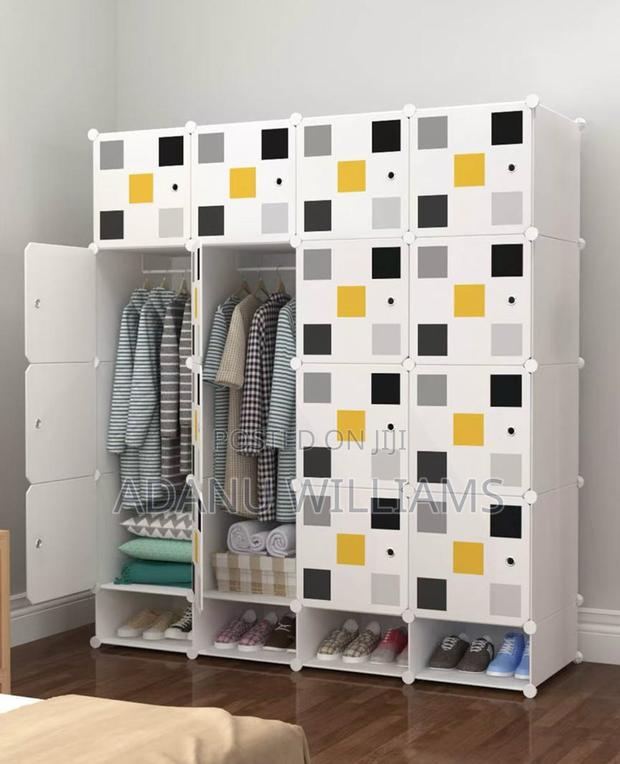 16 Cubes Closet Organizer Storage + Shoe Rack · Photo 1