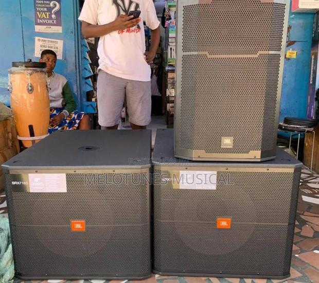 Pair of JBL Active Speakers and Single Bass Pair Speakers · Photo 1