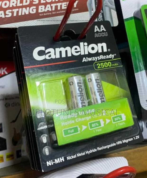 Camelion Alwaysready 2500mah Aa Ni-Mh Rechargeable Batteries. · Photo 1